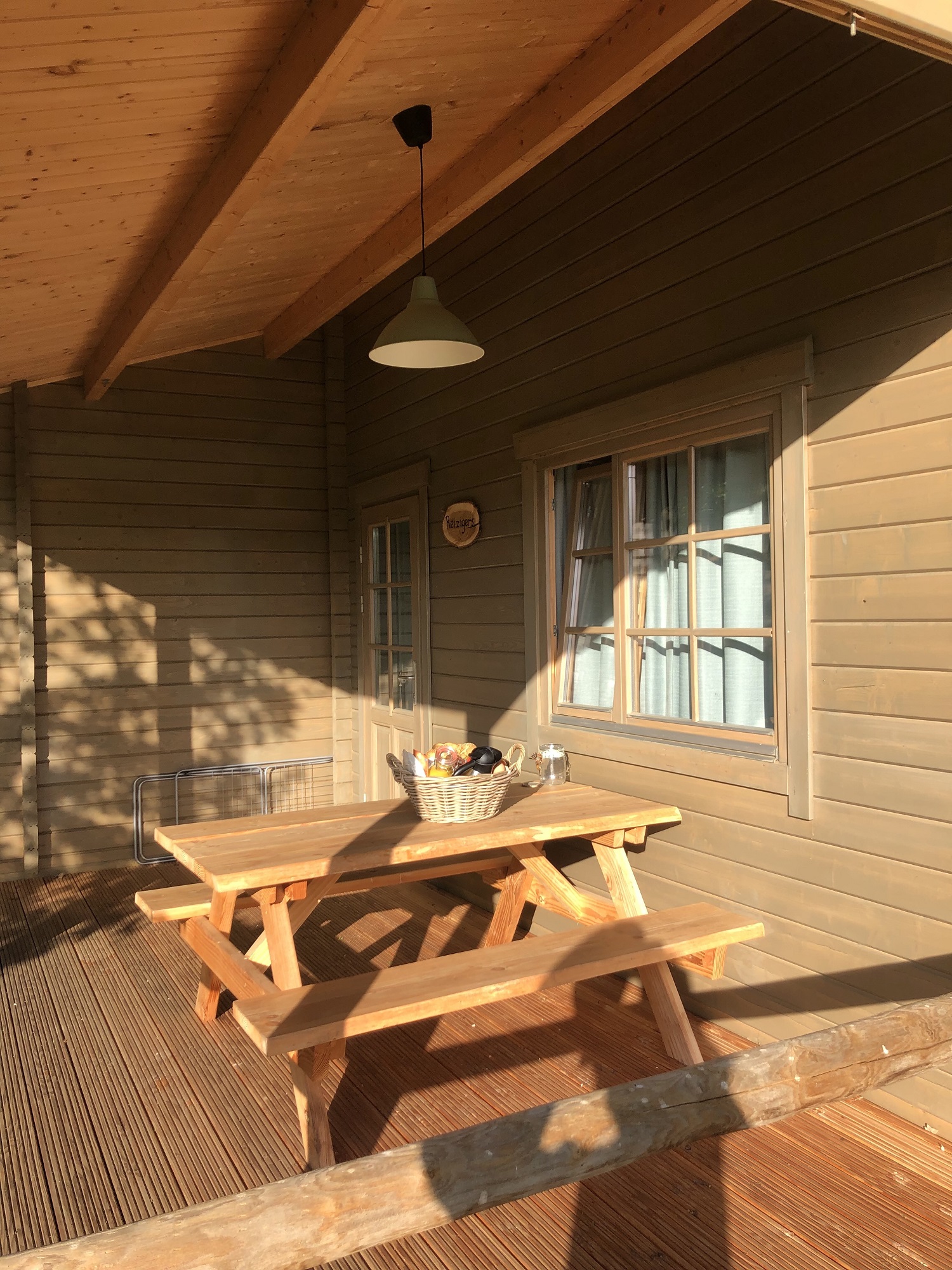 Houten huisjes