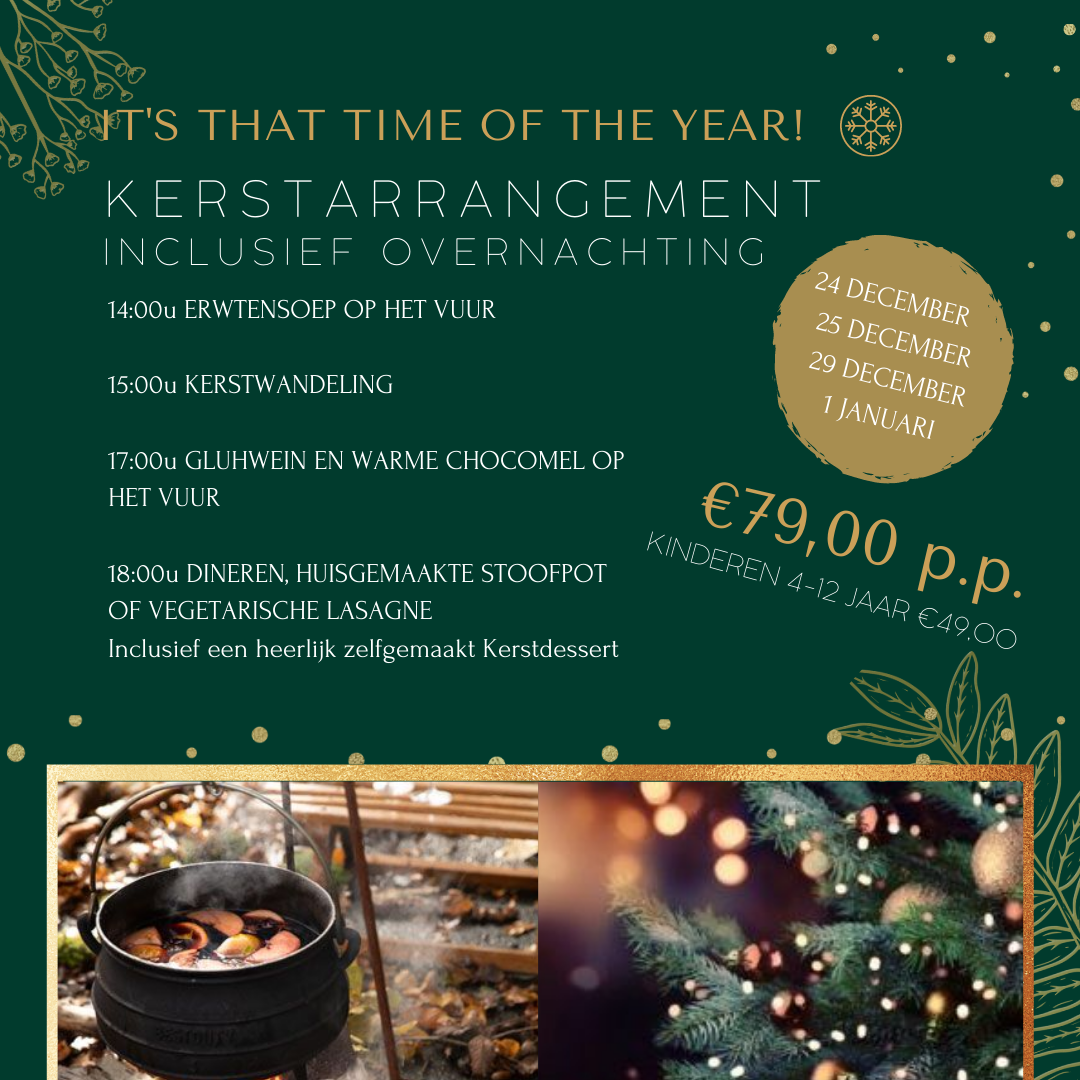 Romantisch overnachten tijdens de feestdagen