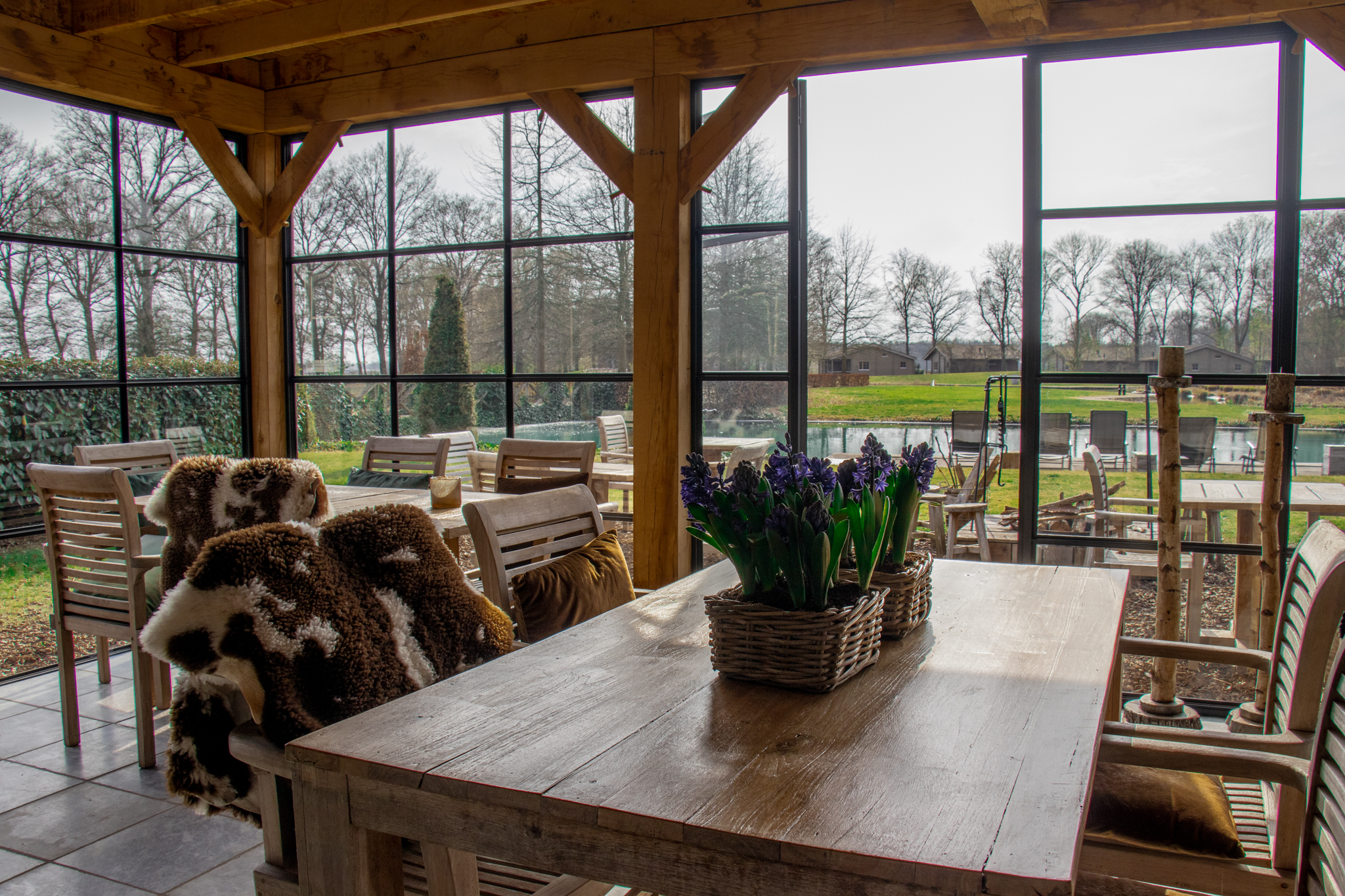 Genieten in onze tuinkamer