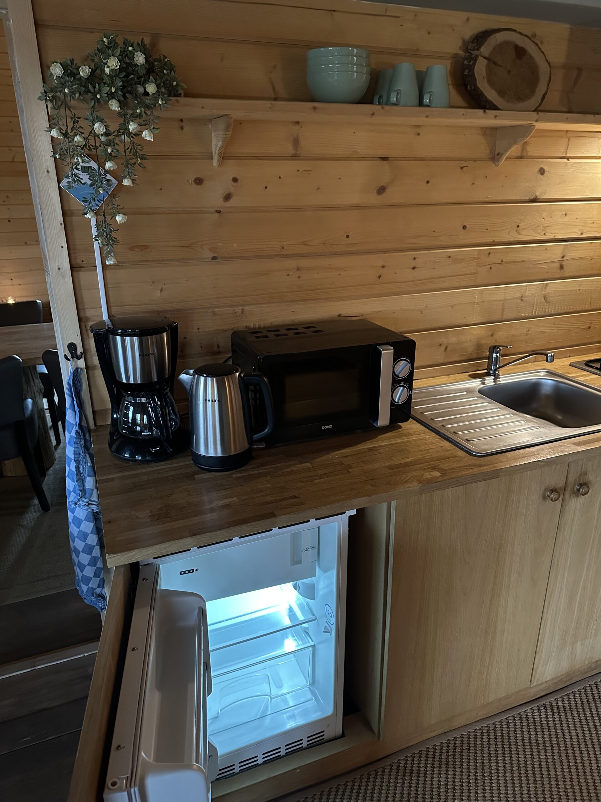 Houten huisjes