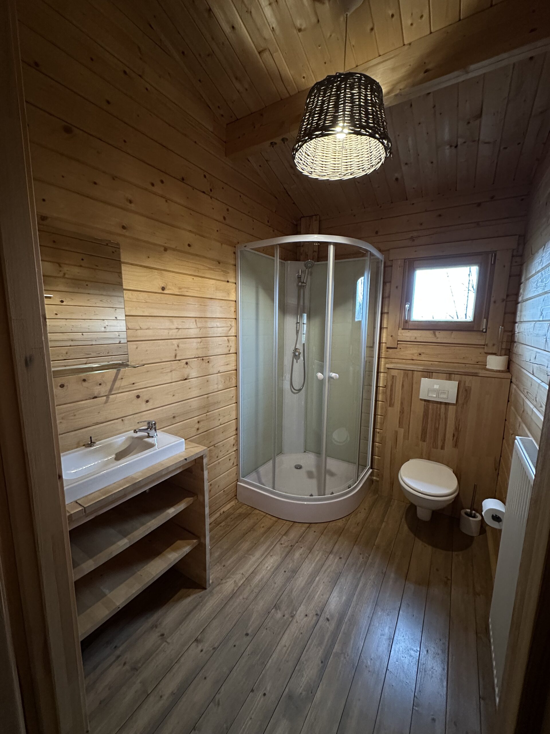 Houten huisjes